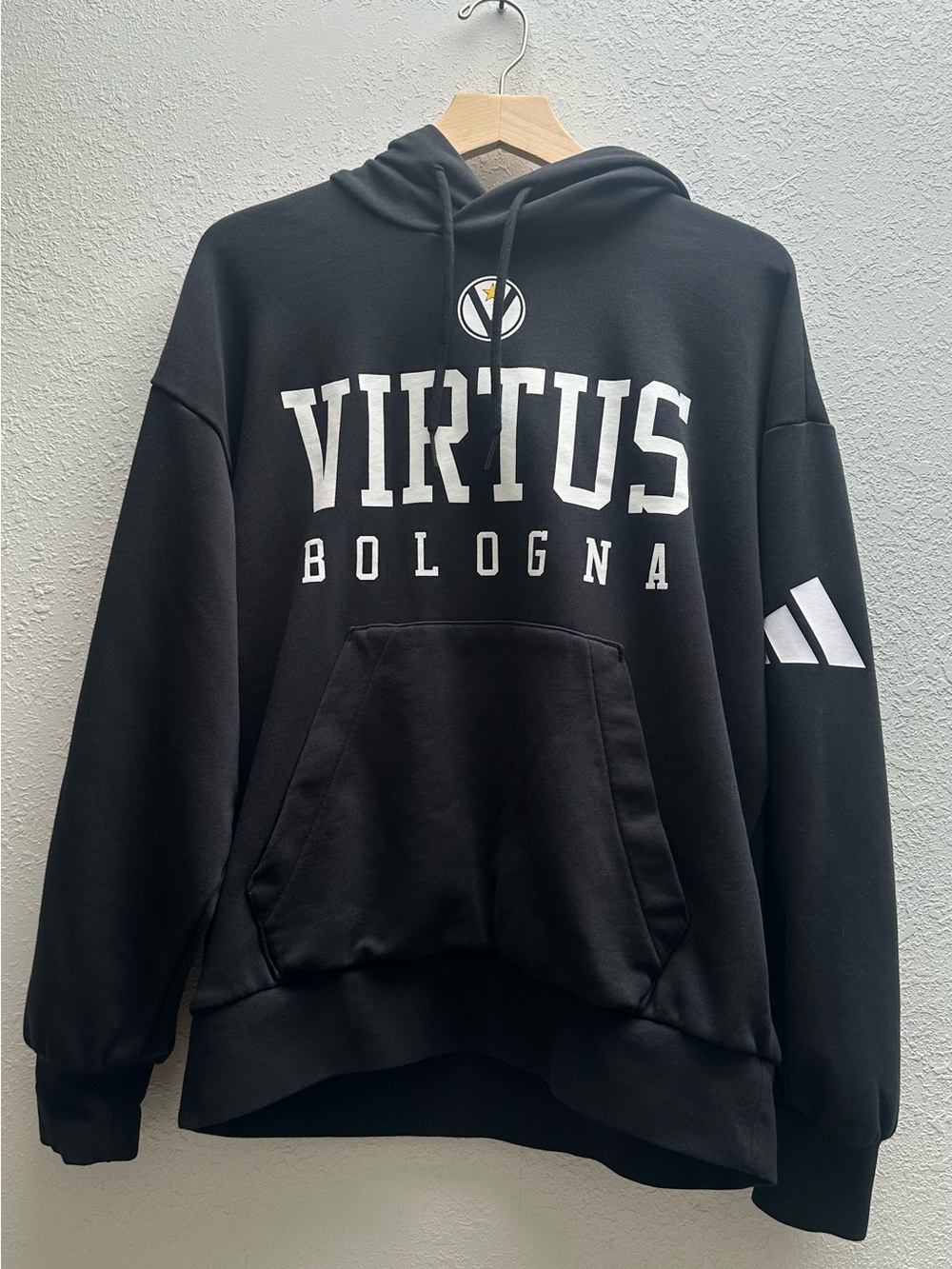adidas Black 'Virtus Bologna' Hoodie